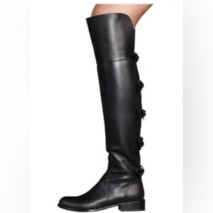 Black Over-the-Knee Women's Boots